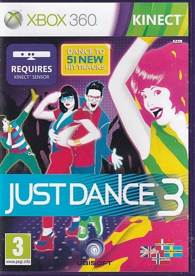 Just Dance 3 - Kinect - XBOX 360 (B Grade) (Genbrug)